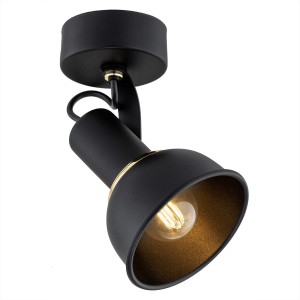 Kinkiet TWIST E14  czarny struktura 4900 Argon