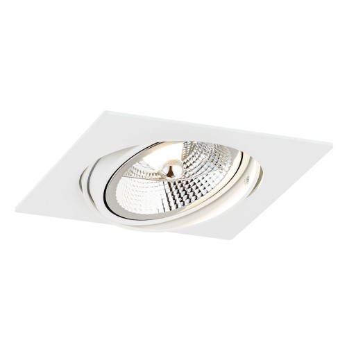 Oprawa stropowa OLIMP PLUS GU10 LED AR111  biały struktura 4745 BZ Argon