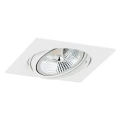 Oprawa stropowa OLIMP PLUS GU10 LED AR111  biały struktura 4745 BZ Argon