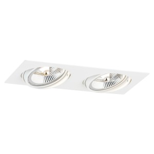 Oprawa stropowa OLIMP PLUS GU10 LED AR111  biały struktura 1046 BZ Argon