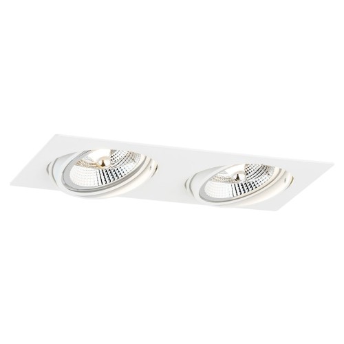 Oprawa stropowa OLIMP PLUS GU10 LED AR111  biały struktura 1046 BZ Argon