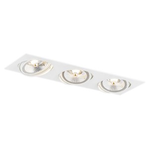 Oprawa stropowa OLIMP PLUS GU10 LED AR111  biały struktura 6115 BZ Argon