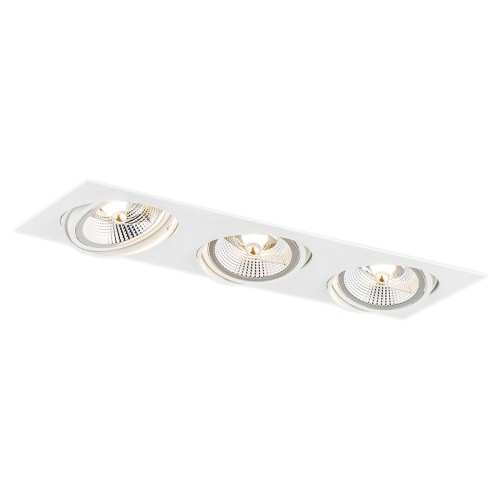 Oprawa stropowa OLIMP PLUS GU10 LED AR111  biały struktura 6115 BZ Argon
