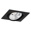 Oprawa stropowa OLIMP PLUS GU10 LED AR111  czarny struktura 4746 BZ Argon