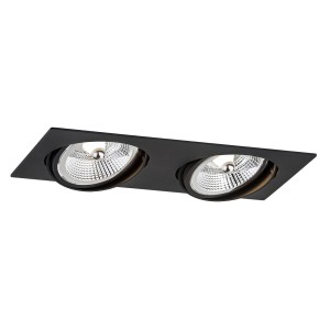 Oprawa stropowa OLIMP PLUS GU10 LED AR111  czarny struktura 1047 BZ Argon
