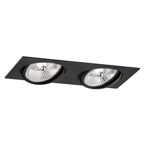 Oprawa stropowa OLIMP PLUS GU10 LED AR111  czarny struktura 1047 BZ Argon