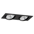 Oprawa stropowa OLIMP PLUS GU10 LED AR111  czarny struktura 1047 BZ Argon