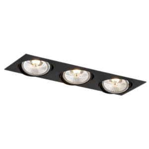 Oprawa stropowa OLIMP PLUS GU10 LED AR111  czarny struktura 6116 BZ Argon