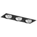 Oprawa stropowa OLIMP PLUS GU10 LED AR111  czarny struktura 6116 BZ Argon