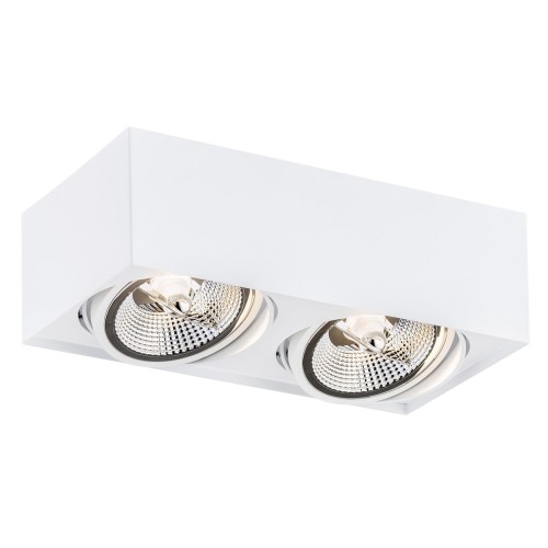 Plafon RODOS PLUS GU10 LED AR111  biały struktura 1048 BZ Argon
