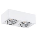 Plafon RODOS PLUS GU10 LED AR111  biały struktura 1048 BZ Argon