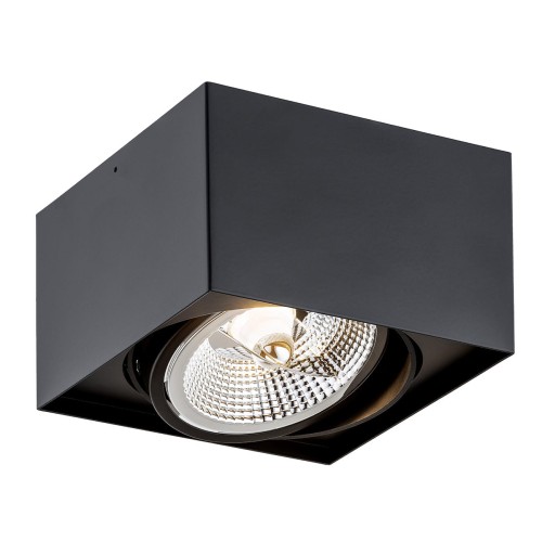 Plafon RODOS PLUS GU10 LED AR111  czarny struktura 4754 BZ Argon