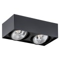Plafon RODOS PLUS GU10 LED AR111  czarny struktura 1049 BZ Argon
