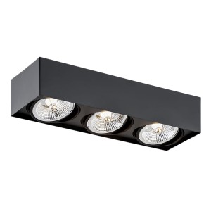 Plafon RODOS PLUS GU10 LED AR111  czarny struktura 6118 BZ Argon