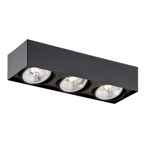 Plafon RODOS PLUS GU10 LED AR111  czarny struktura 6118 BZ Argon