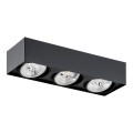 Plafon RODOS PLUS GU10 LED AR111  czarny struktura 6118 BZ Argon