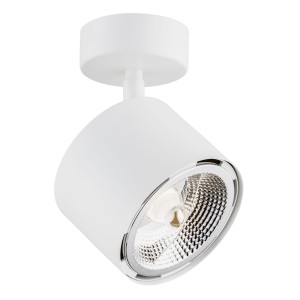 Reflektor CLEVLAND GU10 LED AR111  biały struktura 4702 BZ Argon