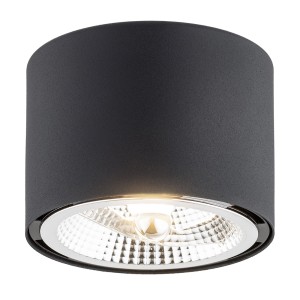 Plafon CLEVLAND GU10 LED AR111  czarny struktura 4691 BZ Argon