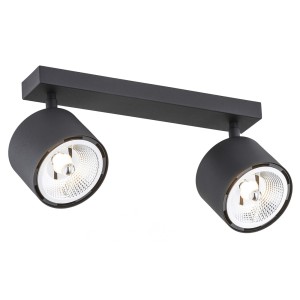 Plafon CLEVLAND GU10 LED AR111  czarny struktura 1032 BZ Argon