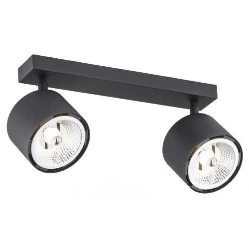 Plafon CLEVLAND GU10 LED AR111  czarny struktura 1032 BZ Argon
