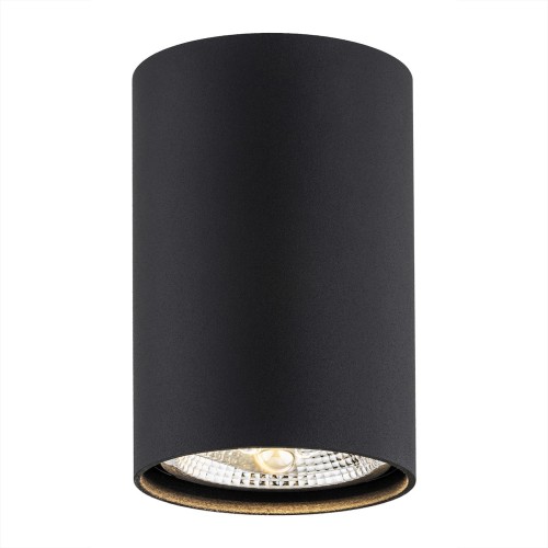 Plafon TUBO GU10  LED AR111   czarny struktura 4909 BZ Argon
