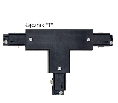 Łącznik typu "t" T-RACK   czarny 8040 Argon