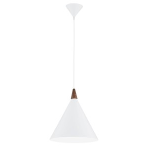 Lampa wisząca L KEGEL E27  biały 8631 Argon
