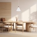 Lampa wisząca L KEGEL E27  biały 8631 Argon