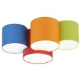 Lampa sufitowa MONA KIDS kolorowa do pokoju dziecięcego 4 klosze TK Lighting