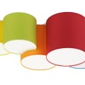 Lampa sufitowa MONA KIDS kolorowa do pokoju dziecięcego 5 kloszy TK Lighting