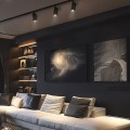 Lampa na szynoprzewód 3F Andromeda Prime czarna zmienna barwa 8W LED Spectrum