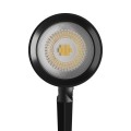 Lampa ogrodowa wbijana czarna 6W LED FLORI Ligero czarna Spectrum