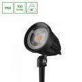 Lampa ogrodowa wbijana czarna 6W LED FLORI Ligero czarna Spectrum