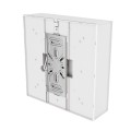 Kinkiet lampa elewacyjna biała SCATOLLO 20W LED zmienna barwa IP54 25x25cm  Spectrum