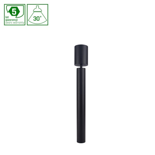 Lampa wisząca czarna z regulowaną wysokością i czarnym ringiem HANGIT MULTIWAY S 11W LED zmiana barwy  Spectrum