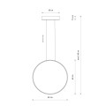 Lampy sufitowe CIRCOLO LED M 11605 Nowodvorski