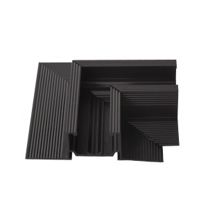 MAXLIGHT NT0003. Kątownik 90°. Montaż na sufit lub ścianę. Do szyn NT0001,NT0002-  MICRO11  czarny