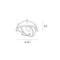 MAXLIGHT H0139 LAMPA WPUSTOWA VECTOR 10W BIAŁA