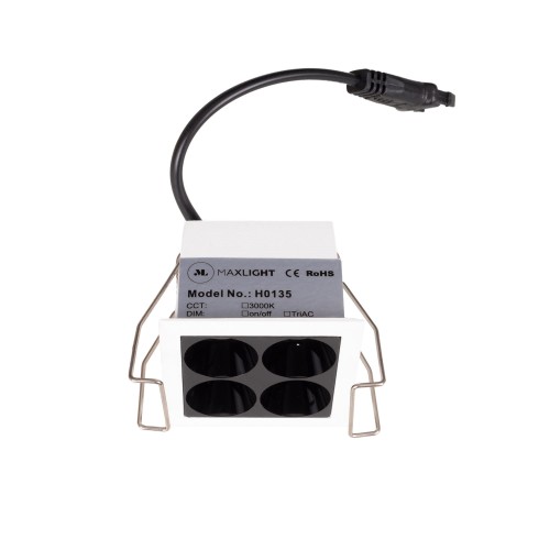 MAXLIGHT H0135 OPRAWA WPUSTOWA X-LINE, DO SKOMPLETOWANIA Z  TRAFO HT0135