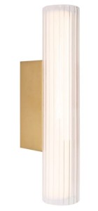 MAXLIGHT W0364 KINKIET FAYETTE 31CM 6W IP44 3000K ZŁOTY