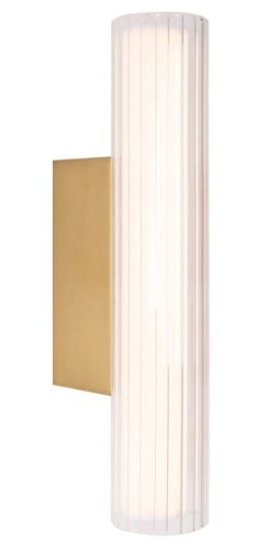 MAXLIGHT W0364 KINKIET FAYETTE 31CM 6W IP44 3000K ZŁOTY