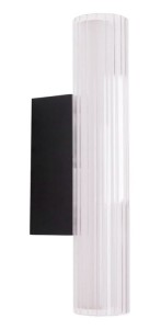 MAXLIGHT W0363 KINKIET FAYETTE 31CM 6W IP44 3000K CZARNY