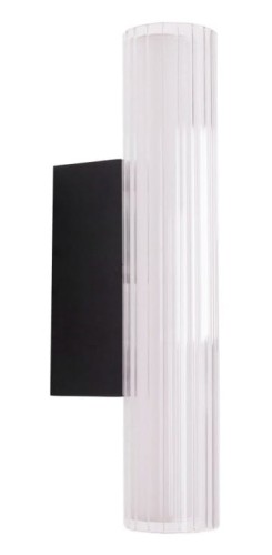 MAXLIGHT W0363 KINKIET FAYETTE 31CM 6W IP44 3000K CZARNY