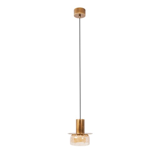 MAXLIGHT P0601 LAMPA WISZĄCA SIGNATURE A AMBER GLASS