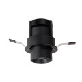 MAXLIGHT H0131 LAMPA SUFITOWA HALO F BLACK PODTYNKOWA