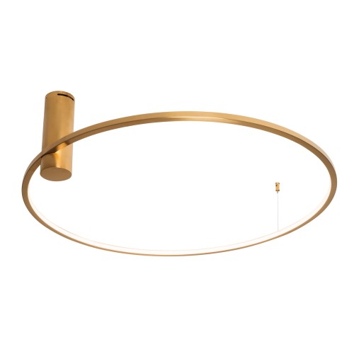 MAXLIGHT C0240 PLAFON QUEEN 80CM  BRUSHED GOLD 20W 3000K