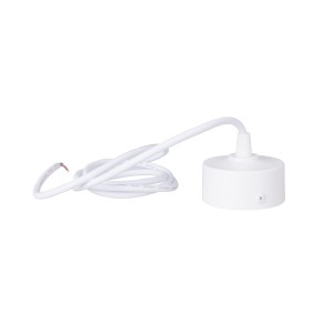 MAXLIGHT MA0026 Podsufitka - adaptor do zewnętrznego przyłącza prądu do szyn magnetycznych, kolor biały