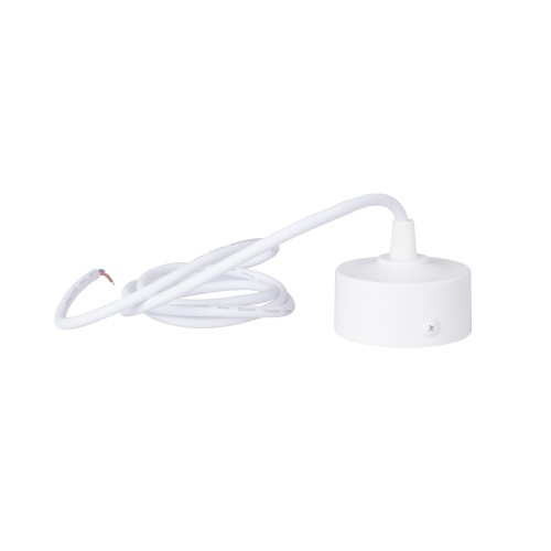 MAXLIGHT MA0026 Podsufitka - adaptor do zewnętrznego przyłącza prądu do szyn magnetycznych, kolor biały