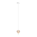 MAXLIGHT P0575 LAMPA WISZĄCA PALLONCINI 1 AMBER GLASS