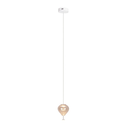 MAXLIGHT P0575 LAMPA WISZĄCA PALLONCINI 1 AMBER GLASS
